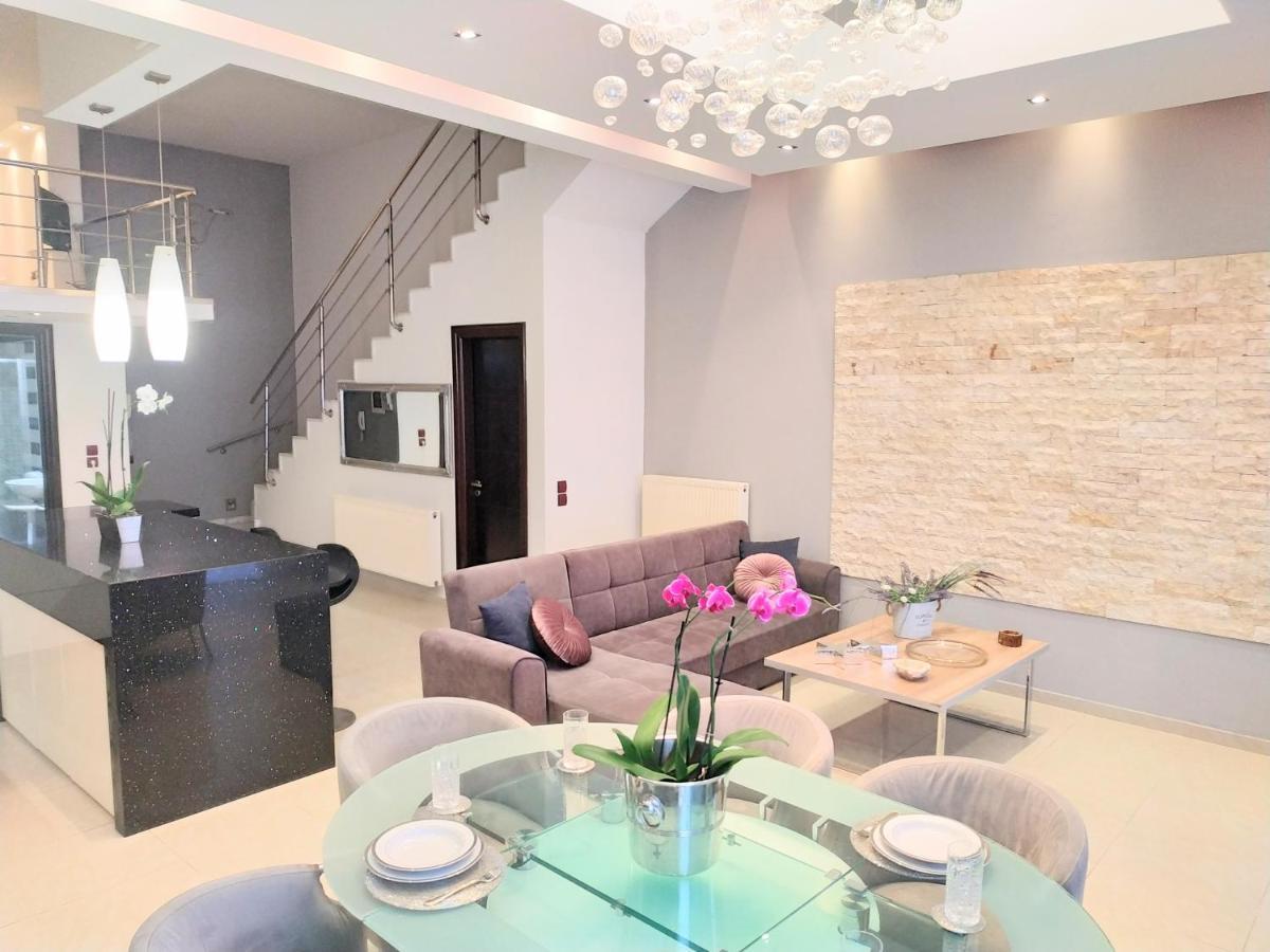 Luxury Apartment With Sea View Near Kallithea Коскину Экстерьер фото