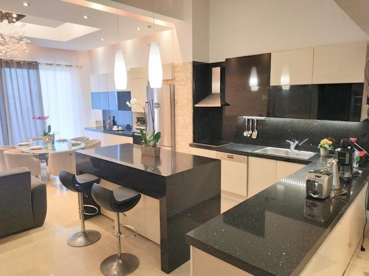 Luxury Apartment With Sea View Near Kallithea Коскину Экстерьер фото