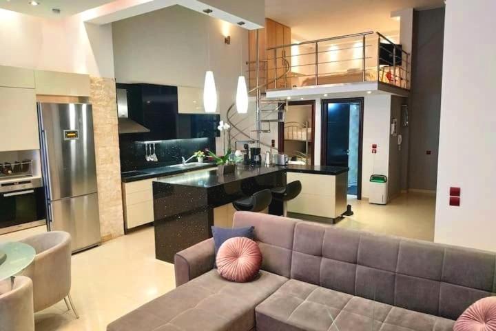 Luxury Apartment With Sea View Near Kallithea Коскину Экстерьер фото